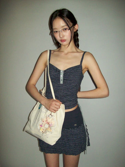 Long Shoulder Loose Feeling Canvas Bag【s0000012534】