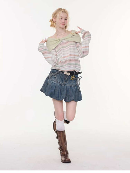 Skirt Belt Bow Metal Head Belt【s0000015423】