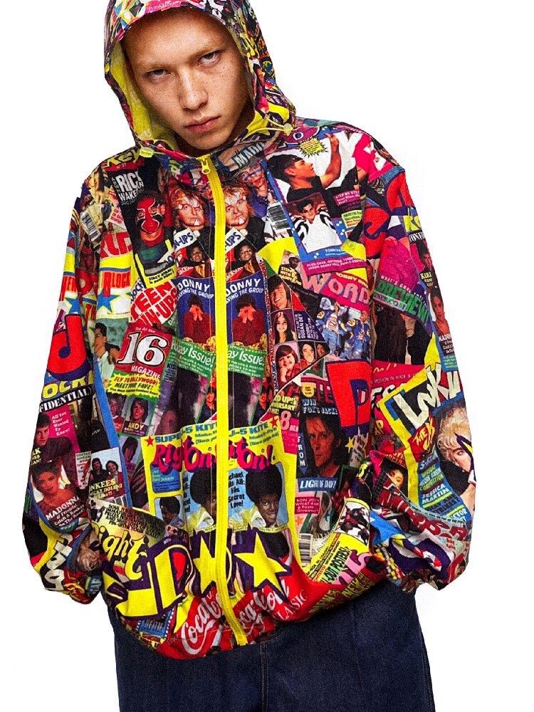 Teflon Three Proof Retro Printed Jacket【s0000017848】