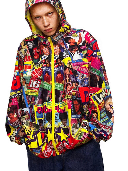 Teflon Three Proof Retro Printed Jacket【s0000017848】
