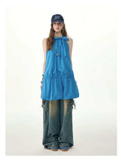 Summer Halter Off-Shoulder Dress【s0000017251】