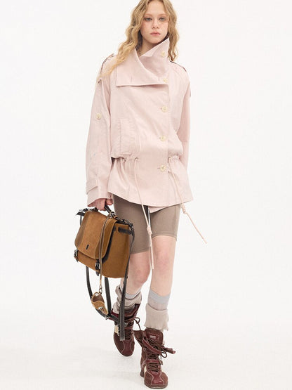 Double Drawstring Trench Coat【s0000015902】