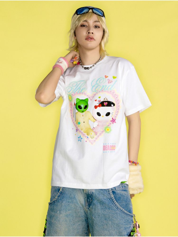 Printed Loose T-Shirt【s0000012461】