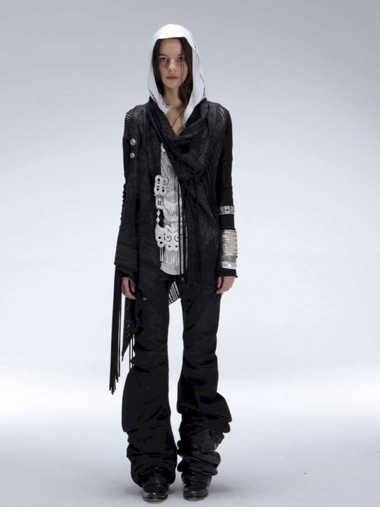 Slim Wandering Wind Tassel Cardigan【s0000014713】