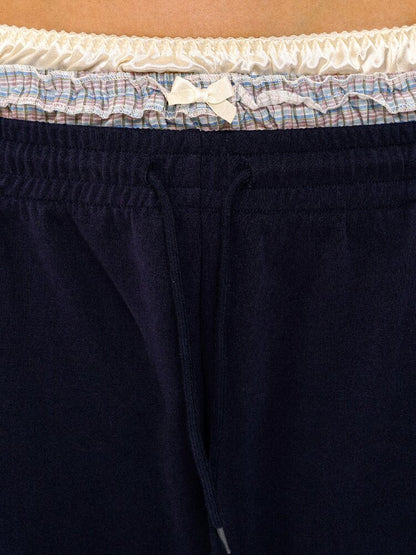 Fake Two Piece Waistband Shorts【s0000017436】