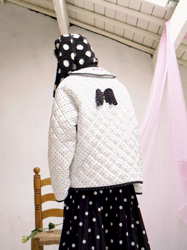 Notebook-Style Printed Cat Cotton Coat【s0000014527】