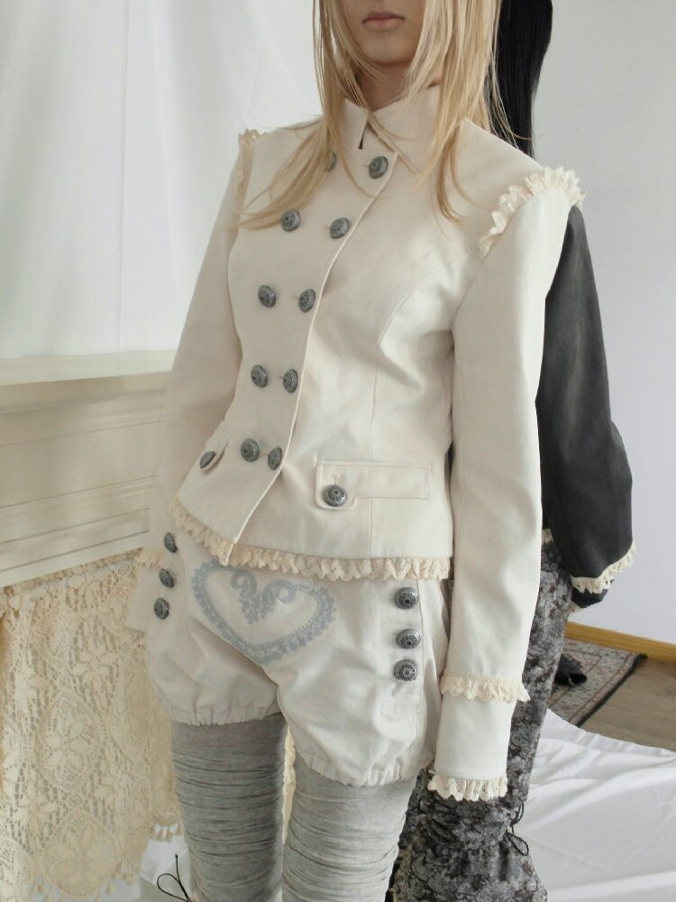 Mid-Century Suede Short Jacket【s0000017968】