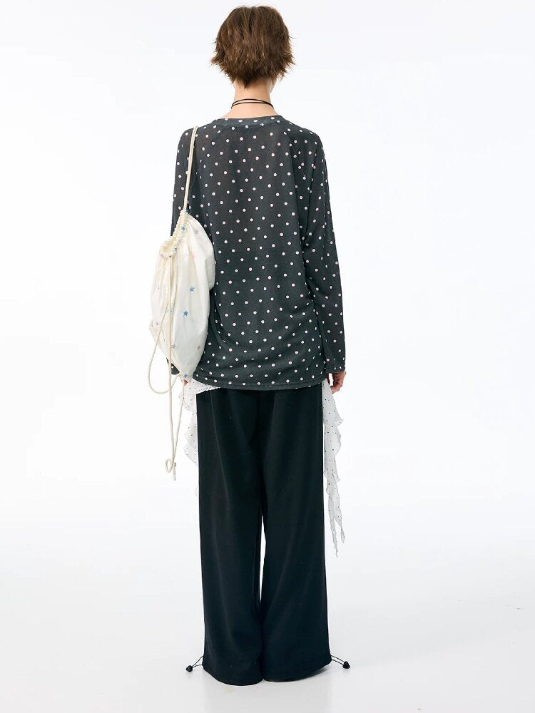 Polka Dot Design Layered One Piece【s0000017872】