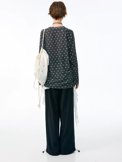 Polka Dot Design Layered One Piece【s0000017872】