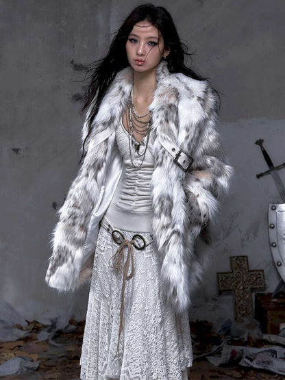 Eco-Friendly Faux Fur Coat【s0000014479】