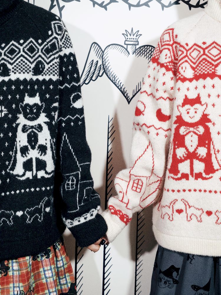 Cat Ears Devil's Tail Cardigan【s0000011559】