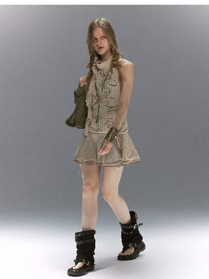 Island Dream Ruffled Lace Dress【s0000017038】