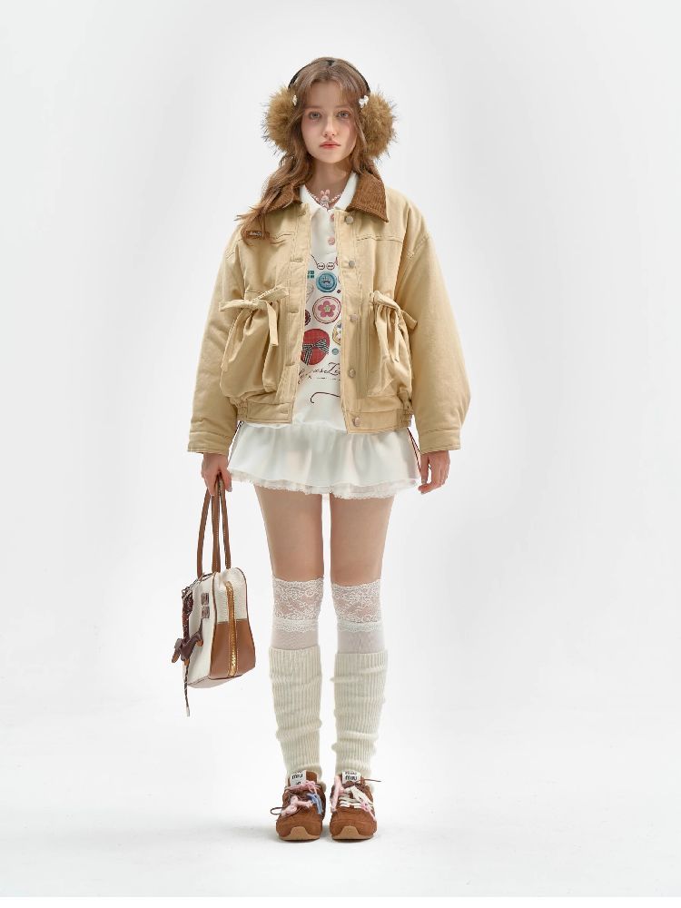 Corduroy Sandwich Cotton Barnstormer Jacket【s0000011512】