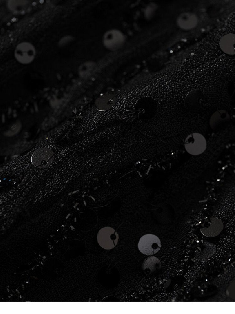 Vintage Court Punk Sequin Dress【s0000017858】