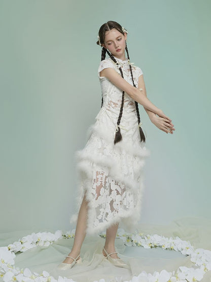 Burnt Flower Slim Temperament Set【s0000013593】