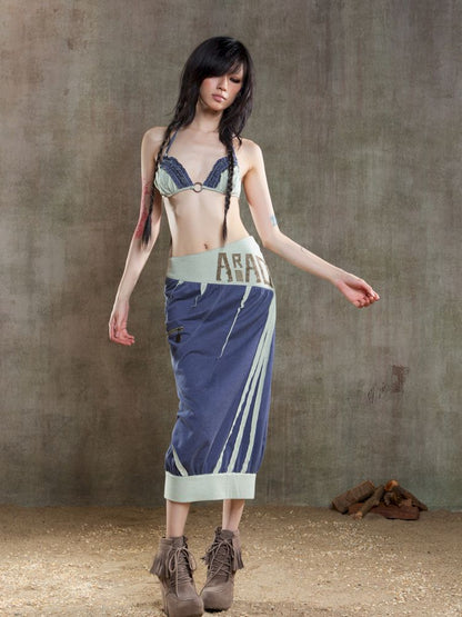 Drawstring Crash Ruffle Bikini【s0000012659】
