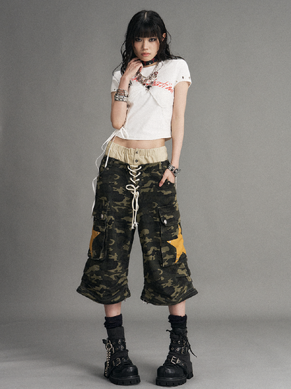 Lace Print Slim Short Sleeve T Shirt【s0000017771】