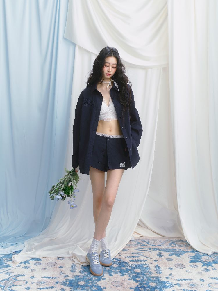 Slim inner suspenders two-piece suit【s0000012141】