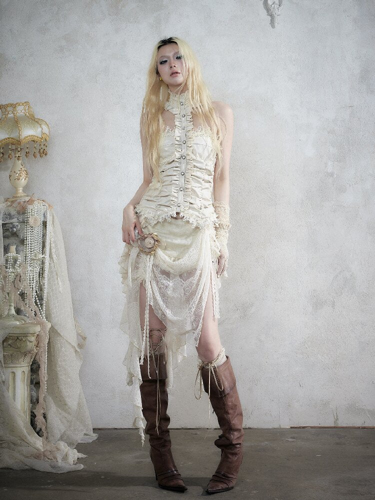 Vintage Court Baroque Mermaid Skirt【s0000017990】