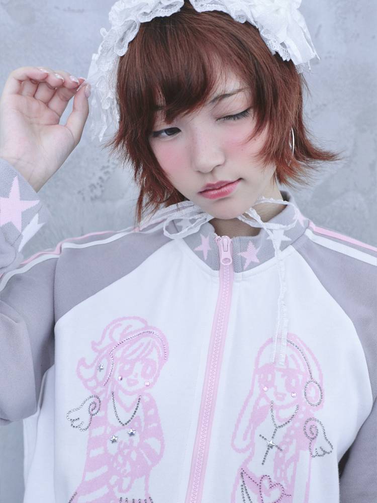 Stand-Up Collar Sportswear Hoodie Jacket【s0000014448】