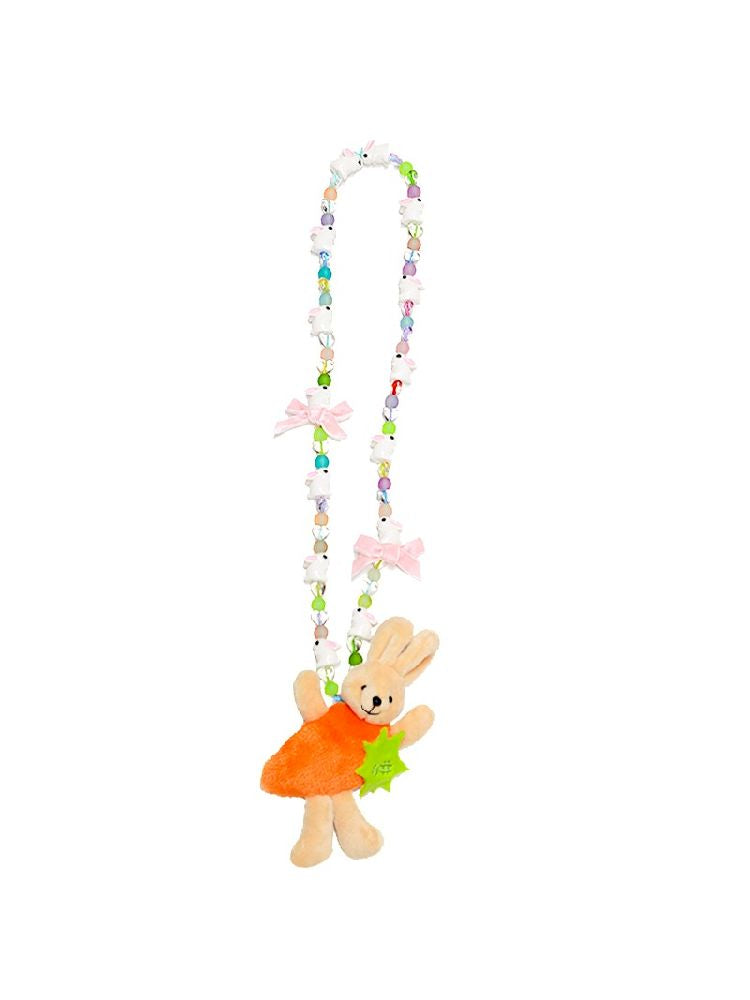 Dolls Carrot Rabbit Beaded Long Necklace【s0000005725】