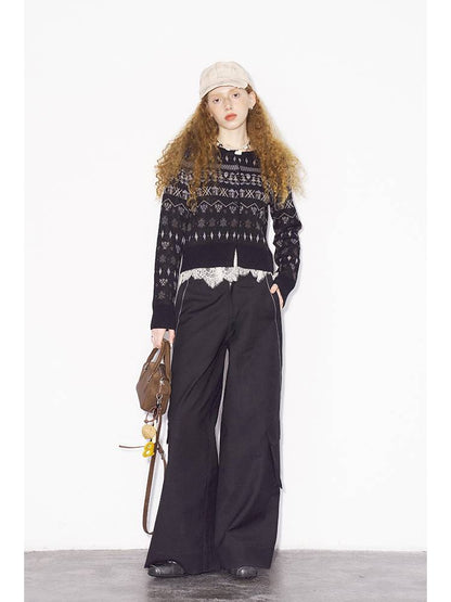 Round Neck Winter Cardigan Coat【s0000014386】