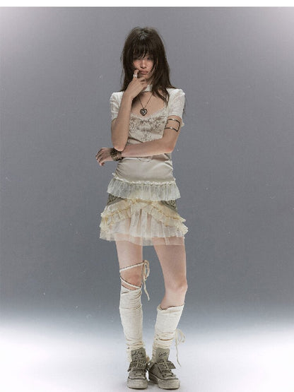 Sphenoid Witch Texture Lace Ruffled【s0000017037】