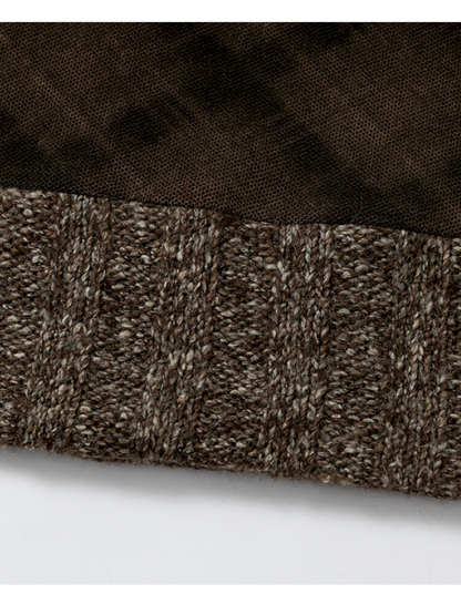 Vintage Punk Scarf Wool Knit Layer【s0000014923】