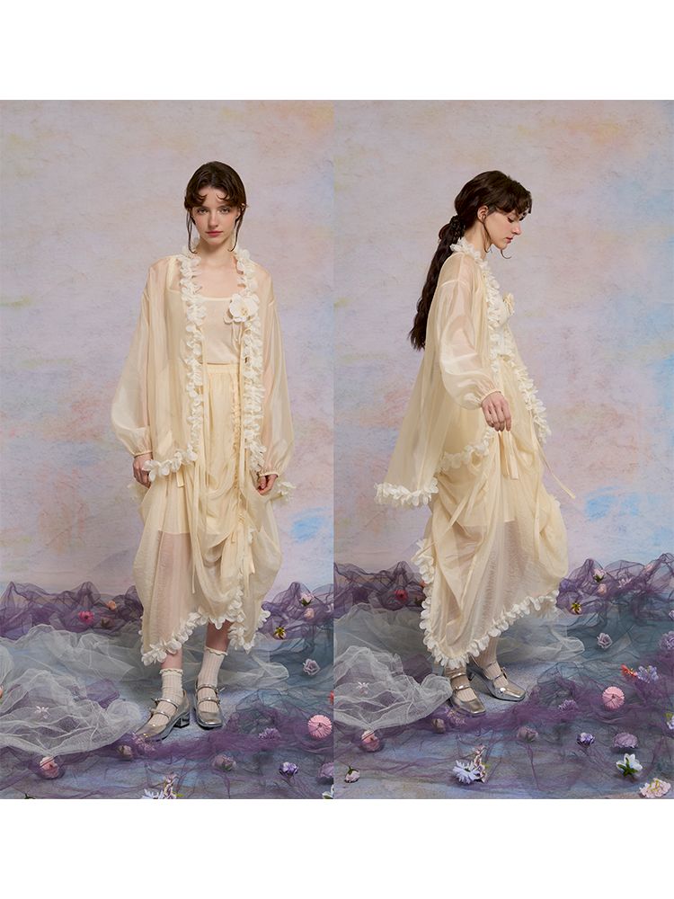 Thin long-sleeved vacation wind sun shirt【s0000013589】