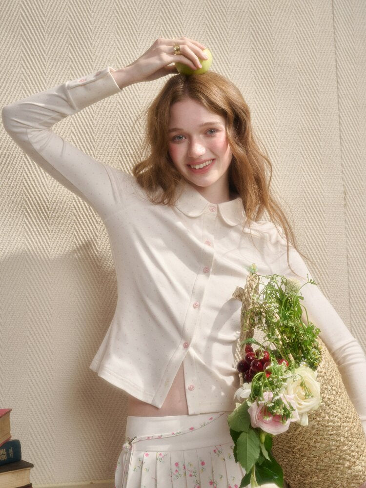 Tulip Satin Polka Dot Easy Suit【s0000015624】