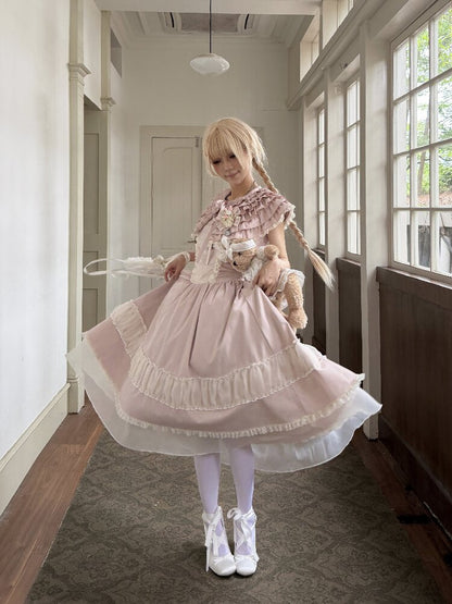 Original Lace Mesh Embroidered Skirt Set【s0000016890】