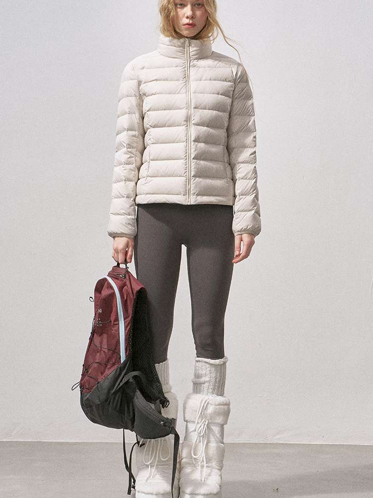 Quilted White Duck Down Jacket【s0000015234】