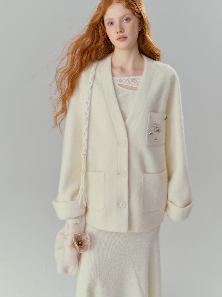 Slim irregular wool knit sweater【s0000012138】