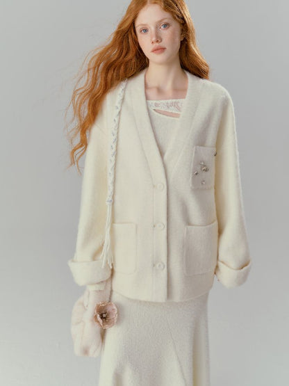 Slim irregular wool knit sweater【s0000012138】