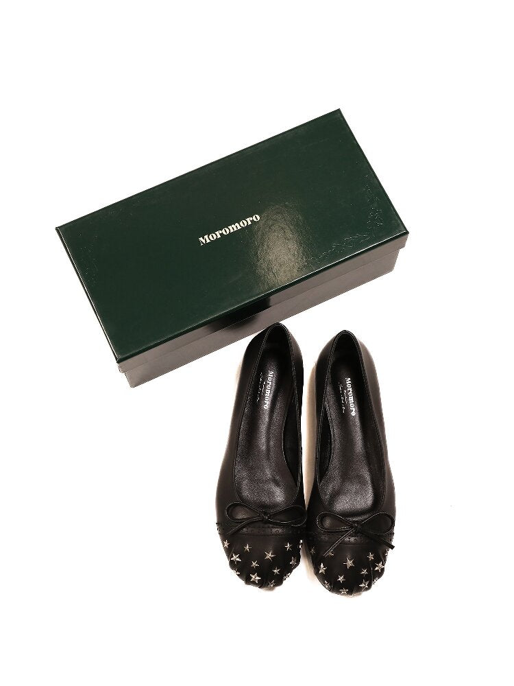 Baroque Star Studded Pleated Shoe【s0000016413】