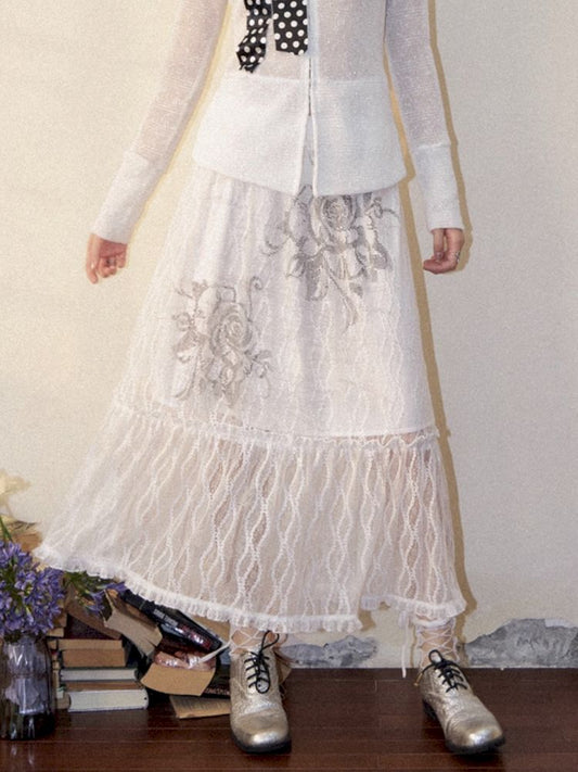 Lace Half-body Skirt【s0000012279】