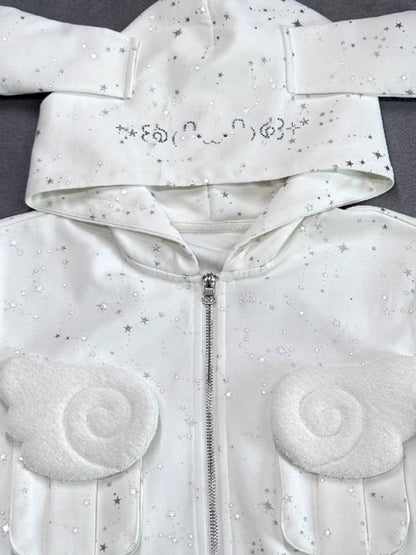 Hot Rhinestone White Vest Jacket【s0000012334】