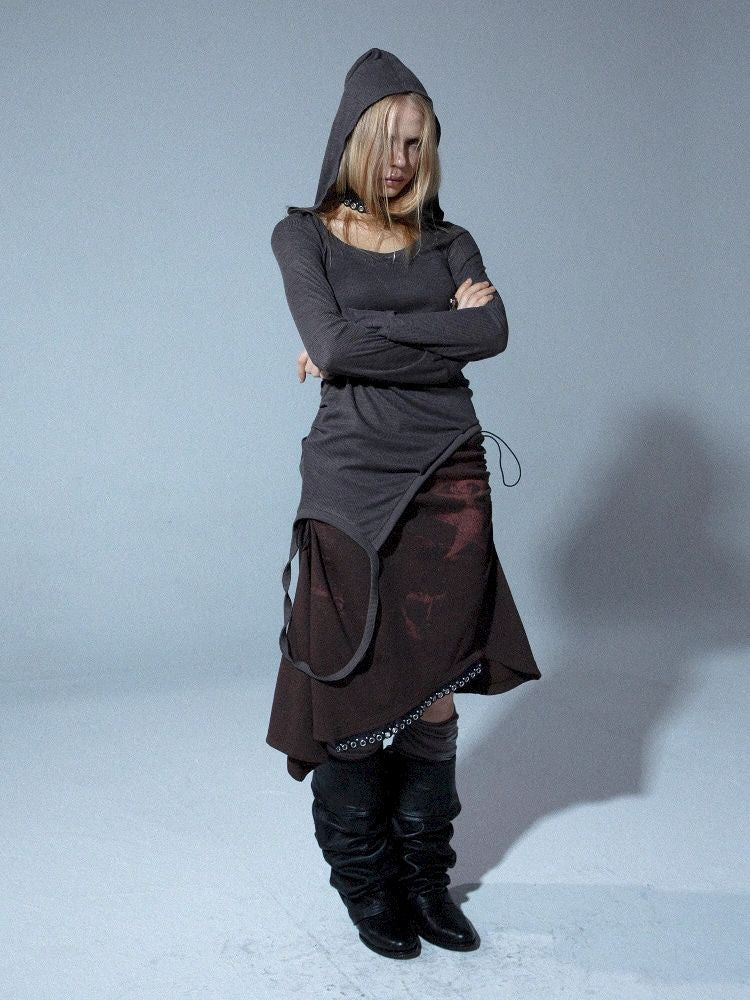 Long Sleeve Multi Bottom T-Shirt【s0000011276】