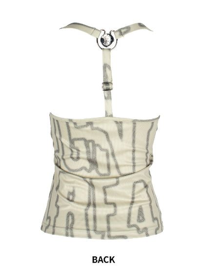 Mystery Logo Alloy Buckle Camisole【s0000018063】