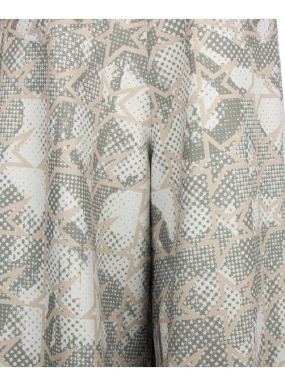 Vintage Graffiti Stars Print Pants【s0000018058】