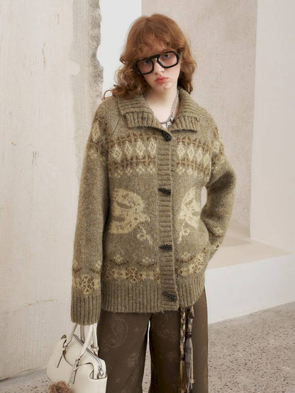 Loose Warm Cardigan Sweater【s0000014380】