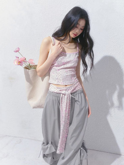 Camisole Top Strappy Shorts Set【s0000012150】