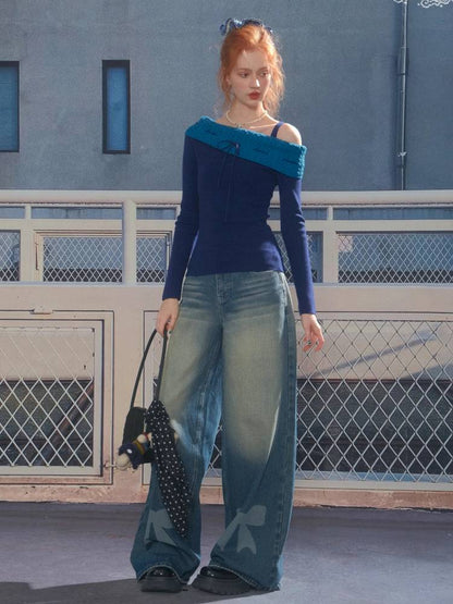 Off-Shoulder Straight-Neck Strapless Fitted Top【s0000014353】