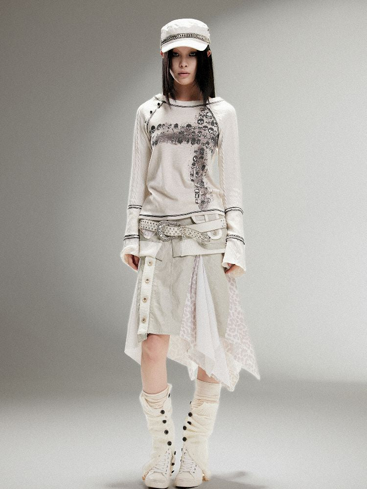 Leather Halter Long Skirt【s0000011253】