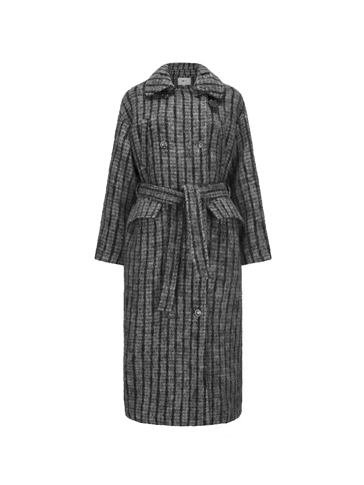 DOUBLE-BREASTED WOOL COAT [S0000010938]