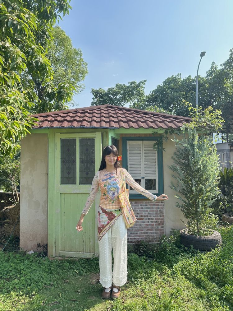Loose-fitting elastic waist long pants【s0000012773】