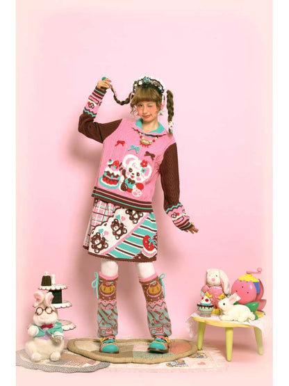 Cable-Knit Cape Sweater【s0000014520】