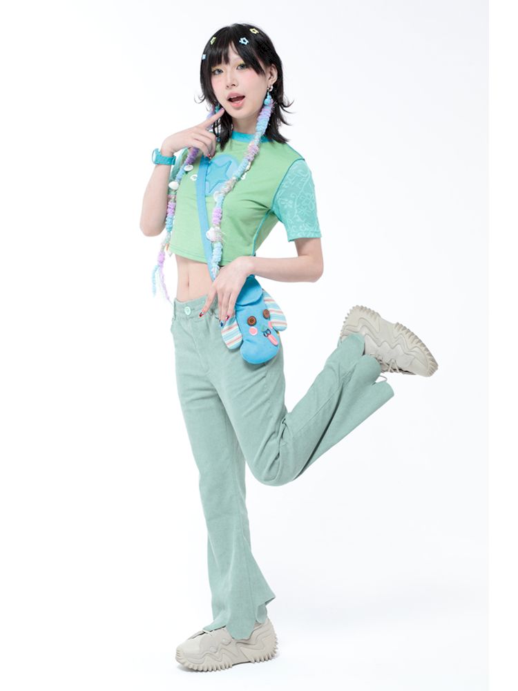 Blue Crossbody Mini Cell Phone Dog Cloth Bag【s0000006570】