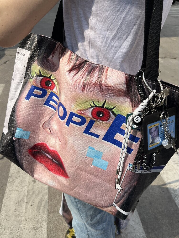 Dupont Paper Y2K Large Tote Bag【s0000016283】