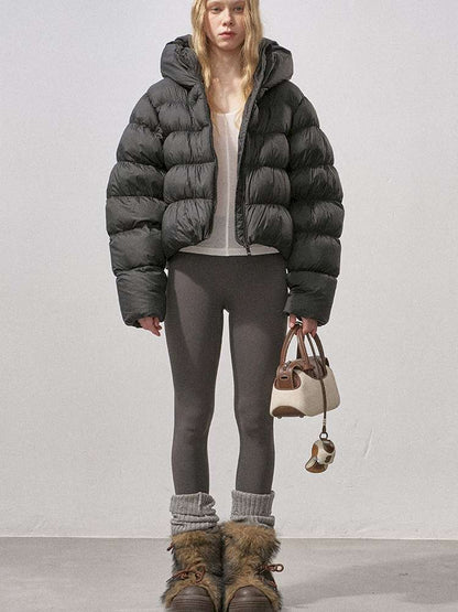 Velvet White Duck Down Jacket【s0000015219】